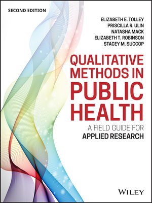 cover image of Qualitative Methods in Public Health